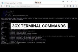 Terminal Commands from 3CX - Aatrox Communications