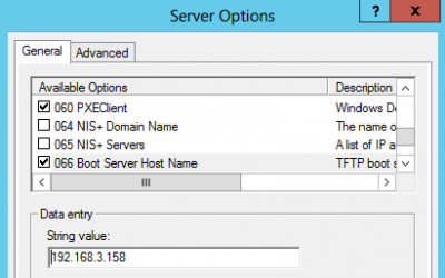 Provisioning with DHCP “Option 66”